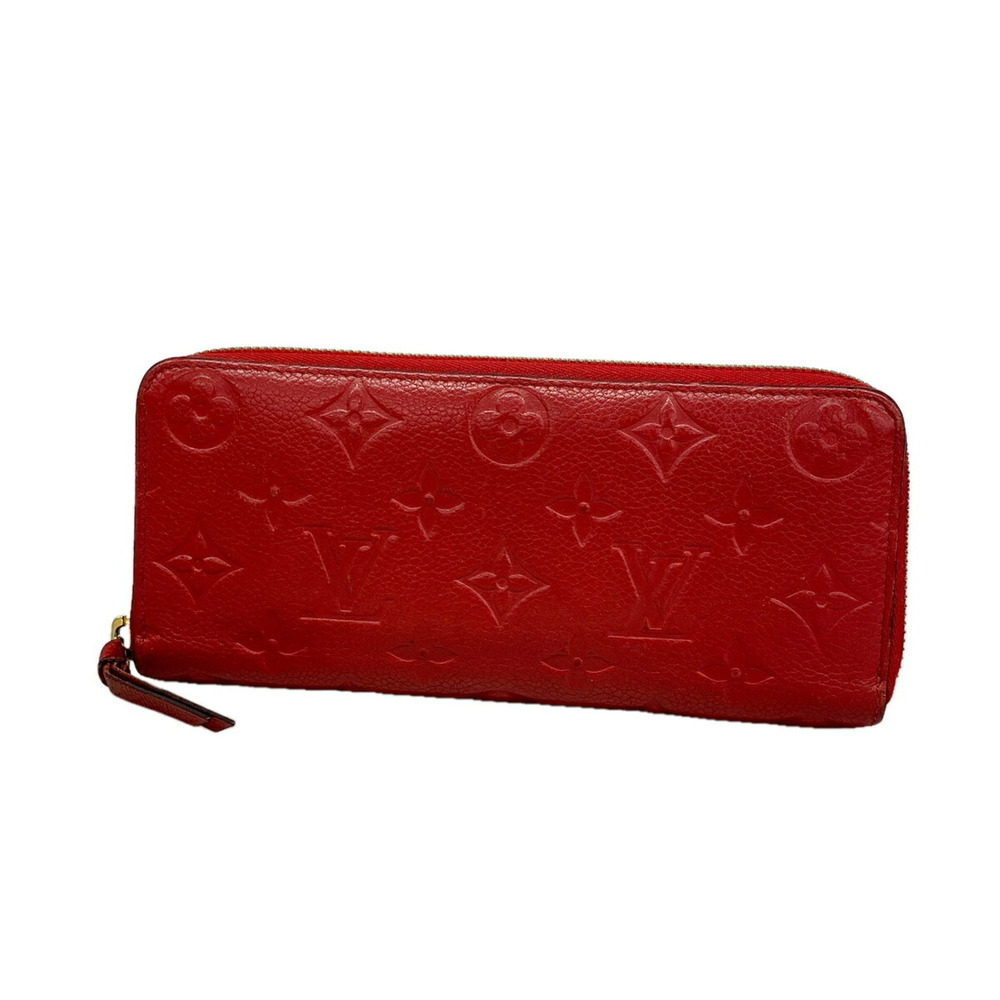 Louis Vuitton Monogram Empreinte Portefeuille Clemence Long Wallet M60169 Cer...